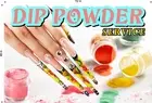 Dip Powder 10 Window Decal Inside/Outside Vinyl Sign Translucent Sign Horizontal