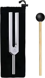 Qsanpel Tuning Forks 528 Hz Weighted Tuning Fork Aluminum Alloy Diapason Medical Tuning Forks