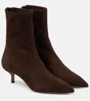 [Aquazzura] Aquazzura Montmartre 50 suede ankle boots AU 11.5 brown