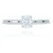 A&S Engagement Collection Platinum 0.40ct diamond solitaire ring