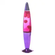 Purple/Pink Metallic Peace Lava Lamp