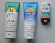 SEVERAL TYPES COPPERTONE FACE SUNSCREENS 45 SPF & STREAM2SEA ECO STICK SPORT