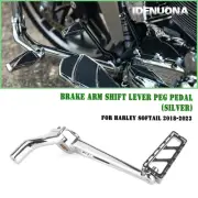 Chrome Brake Arm Shift Lever Peg Pedal For Harley Softail 2018-2023 2019