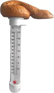 Prank Poop Pool Thermometer, Pool Thermometer, Floating Pool Thermometer, Funny Swimming Pools Thermometer for Spas Hot Tubs