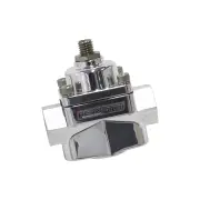 Aeroflow 2-Port Fuel Pressure Regulator 3/8" ORB 1-4 Psi Polished
