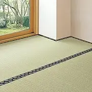 Hagiwara Free-Cut Overlay, Rush Carpet, Water Repellent, Backed, Edge Repair Tape, 16.2 sq ft (6 sq m)