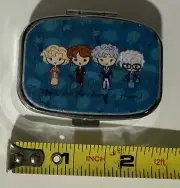 Golden Girls Travel Pill Box Purse. Medicine Mints. Case Metal NEW