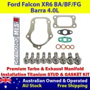 Permaseal MLS-R Turbo Titanium Stud & Gasket Kit For Ford Falcon XR6 Barra 4.0L