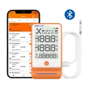 Elitech Bluetooth Temperature Humidity Data Logger Vaccine Recorder GSP-6Pro
