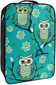 [YTYVAGT] Shoe Bags for Travel,Travel Shoe Bags for Packing,Shoe Travel Bag,Autumn Owl Flower Pattern