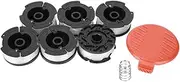 Respicefinem Auto Feed Spools Weeder Spool Wire Lawn Mower Cut Grass Weeds Replacement for af1003zp Ideal for Thick Grass Designed Aerodynamically to Increase Cutting Efficiency
