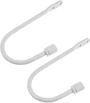 SOLUSTRE 1Pair U Shaped Curtain Tiebacks Wall Hooks for Home Decor Elegant Drapery Holdbacks Easy Wall Mounted Installation Versatile Hooks for Curtains and Coats