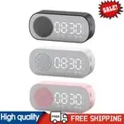 Wireless Bluetooth-Compatible Speaker Bedroom Student Clock Clock Dual Alarm AU