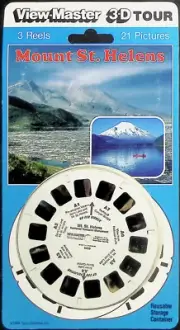 Mount St. Helens Washington Volcano 3d View-Master 3 Reel Packet SEALED