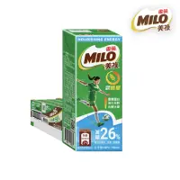 在飛比找momo購物網優惠-【MILO 美祿】巧克力飲品減糖配方198ml x24入/箱