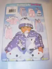 INFANT UNCUT BUTTERICK 5092 SEWING PATTERN JACKET ROMBER HAT PANTS SIZE NB S M