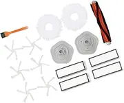 Sweeper Replacement Brush Kit, Capturing Fine Particles Sweeping Robot Accessories Set Simple Installation for Living Room