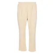 [Family First] Family First Elastic-waist Corduroy Trousers M NEUTRALS