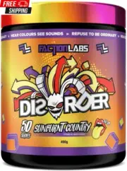 Faction Labs Disorder 50 Serves Sunburnt Country Flavour (Strawberry Mango)