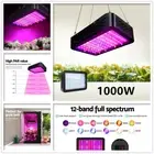 1000W LED Grow Light Kit Full Spectrum Indoor Plant Growth Hydroponic System New