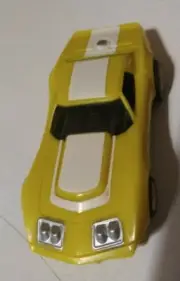 AFX AP NOS ORIGINAL 70' AFX YELLOW CORVETTE BODY ON AFX TURBO CHASSIS WHT WHEEL
