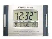 Live Alone? KADIO Wall/Table LCD Clock with Day, Date, Calendar Temperature Help