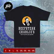 BEEFSTEAK CHARLIE'S Restaurant Logo Men's USA Size S-5XL