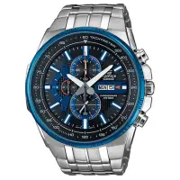 在飛比找momo購物網優惠-【CASIO 卡西歐】EDIFICE系列 高速轉移三眼賽車腕