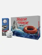 TaylorMade TP5x Shark Golf Ball. LIMITED EDTION. One Sleeve (3 balls). SOLD OUT!