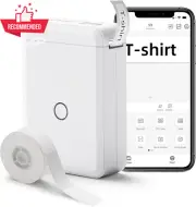 Label Maker D110, Portable Bluetooth Printer with Tape, Handheld Mini Labeler