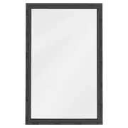 Polar View 600 x 945mm Black Frosted Glass Fixed Panel Double Glazed Window