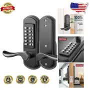 Keyless Entry Mechanical Door Lock for Left-Handed Doors - Simple Installation