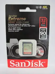 Sandisk 32G extreme 4K U3 Ultra HD SD card for Leica C-Lux TL2 X Vario C17