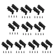 Sleek and Functional 10 Sets of Plastic PCB Mounting Brackets Available