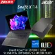 【M365組】ACER Swift X SFX14-71G-72ZX 灰(i7-13700H/32G/RTX4050-6G/512G PCIe/W11/2.8K OLED/14.5)