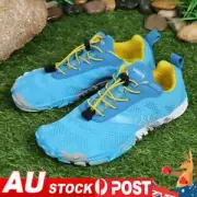 Unisex Climbing Sneakers Breathable Travel Sneakers for Men Women (Blue 38)