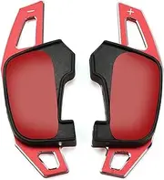 Car Steering Wheel Shift Paddles for Golf7 GTI R Rline GTE GTD MK7 Car Accessories Car DSG Shifter Styling Accessories Extension Shifters HTEOPOEKFR(Red)