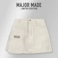 在飛比找momo購物網優惠-【MAJOR MADE】單口袋厚實牛仔褲裙(#牛仔短裙 #丹