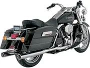 Python PREDATOR P-1801-0376 Touring Family (95-14) HARLEY-DAVIDSON 3.5 inch Slip-on Scarf Round with End Cap for Harley