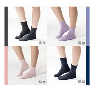 【SunFlower三花】三花無痕肌1/2織紋運動襪.襪子_ 淺紫