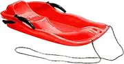 QSTDGVPW Versatile Snowboard Toboggan with Adjustable Steering and Brakes for Winter Adventure