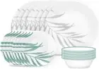 Corelle Solar Print Dinnerware Set, 18 Piece, 6 X 26Cm Dinner Plate, 6 X 17Cm...