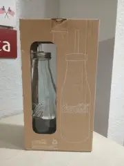Licensed Coca Cola Coke Bottle Sipper Cup Travel Tumblers 2Pack Straw Glass NEW
