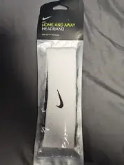 Nike Swoosh Home and Away Headband - Unisex White/ Black