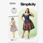 ElegantFit Lined Dress Sewing Kit, Code 9294, Sizes 14-22, White
