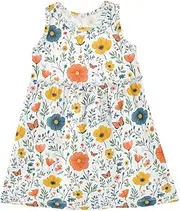 [Caihoyu] Toddler Girl Summer Dresses Toddlers Fashion Spring Dresses Party Dress, Multicolor07, 3 Years
