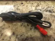 Sonos Aux Audio 3.5mm Stereo Male to 2 RCA Y Cable 6-Feet/1.8M OEM (Black)
