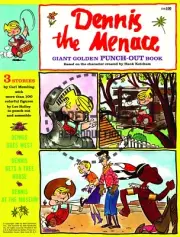 VINTAGE REPRINT - 1960 - DENNIS THE MENACE PUNCH-OUT BOOK