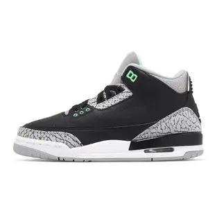 Nike Air Jordan 3 Retro GS Green Glow 大童 女鞋 3代 黑 綠 爆裂紋 DM0967-031