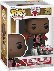 Funko NBA: Bulls Michael Jordan Black Pinstripe US Exclusive Pop Vinyl Figure, Mutlicolor (Funko Pop! (Exc))